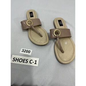 Womans Jones Ny Lauren Size 10 M Nude Slip On Thong Sandals